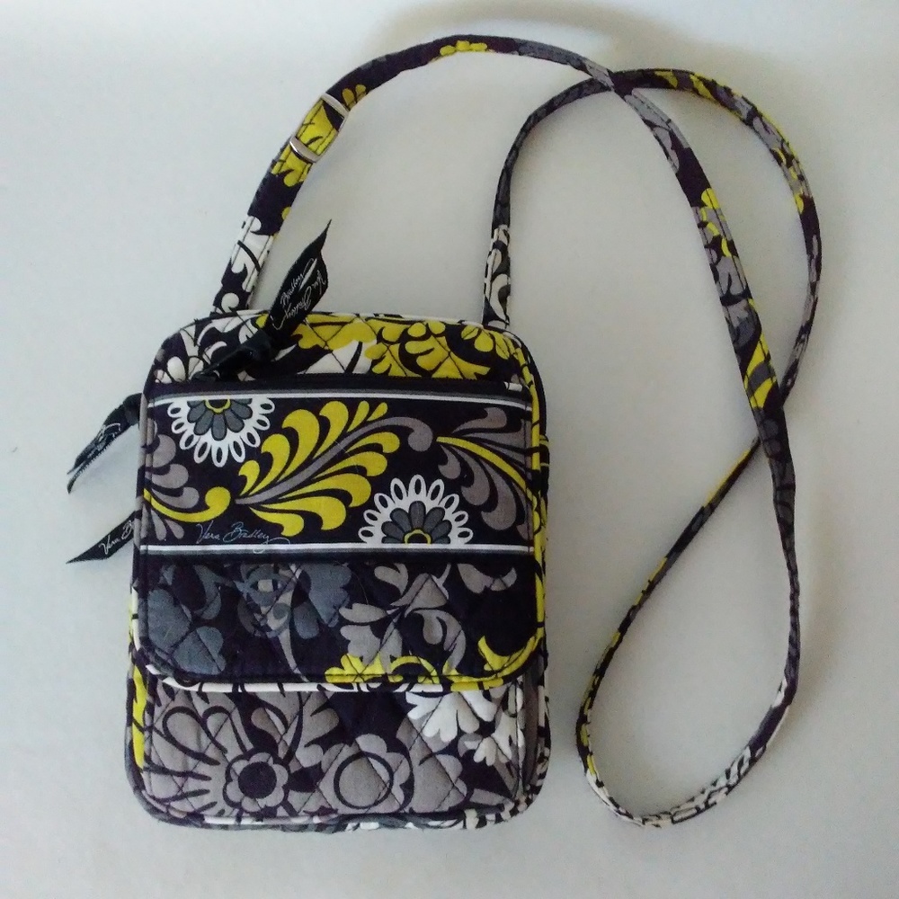 Vera Bradley Mini Crossbody Baroque Pattern